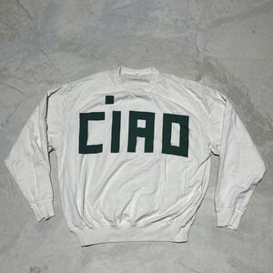 Clair V Ciao Sweatshirt Long Sleeve Shirt Women's SZ Small Los Angeles Pullover